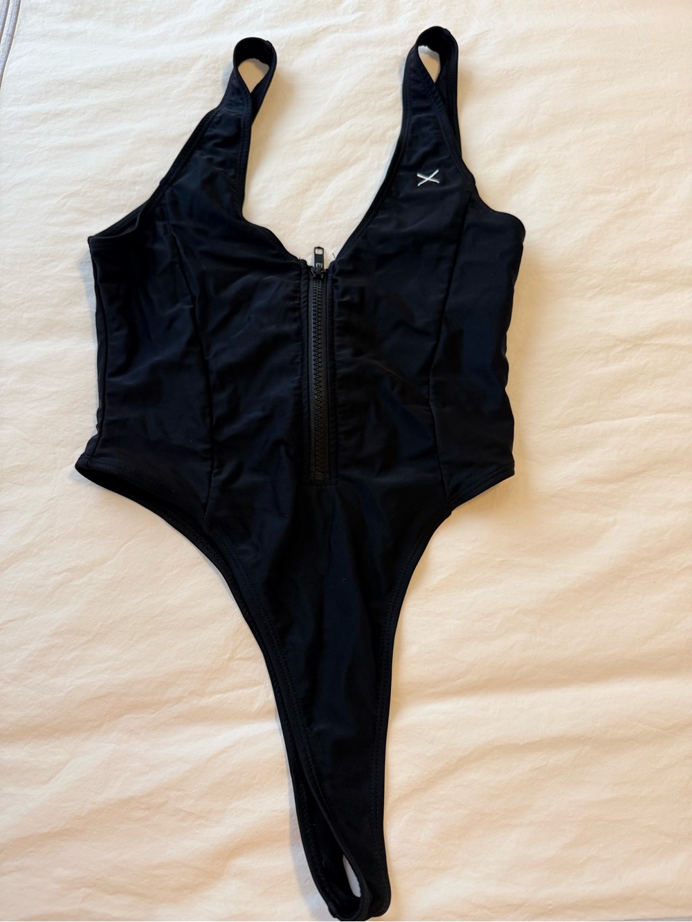 Boutine LA Black Front-Zip One-Piece Swimsuit